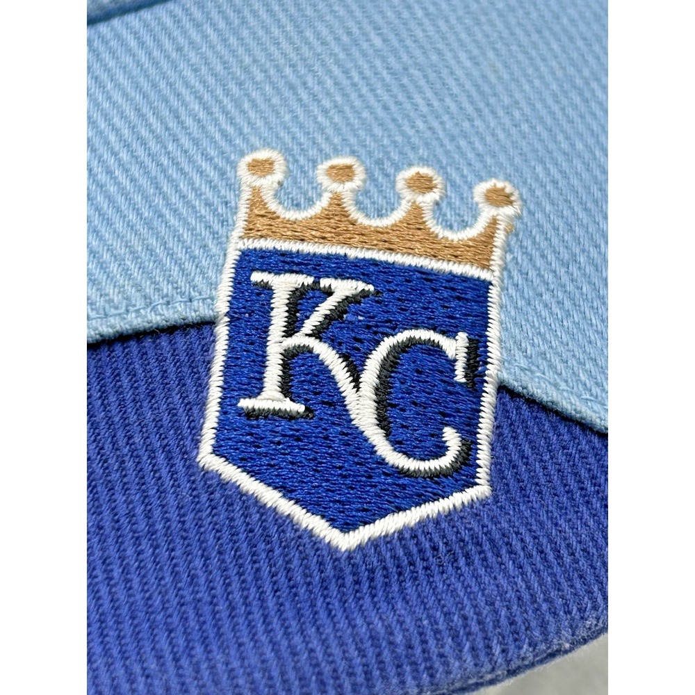 Kansas City Royals MLB '47 Adjustable Baseball Cap Hat KC Blue Vintage Style - Picture 4 of 14